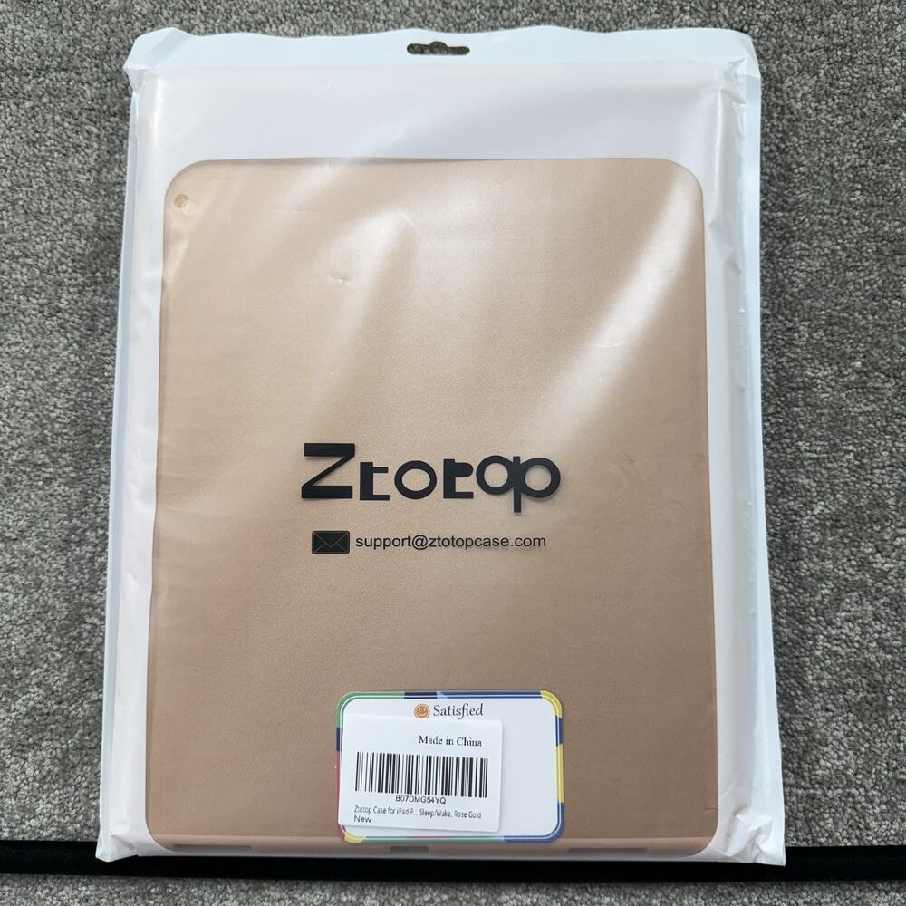 Ztotop iPad Pro 12.9″‎ 1st/2nd Gen Case Rose Gold Auto Wake/Sleep Cover Sealed